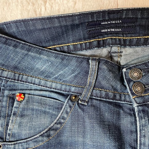 Hudson Jeans Denim Women size 27 Style 107906 Triangle Pocket Straight leg - Picture 2 of 6